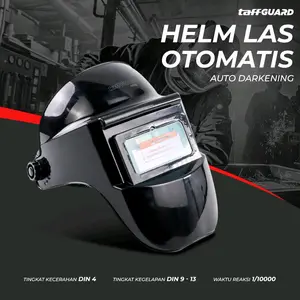 Taffguard helm las otomatis auto Darkening solar - Perlindungan Maksimum welding helmet tanpa garansi bebatuan iron man