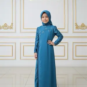 Paula dress anak kondangan payet mutiara