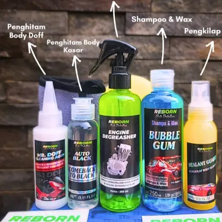 Paket Cuci Lengkap Motor dan Mobil Reborn Auto Detailing - Car