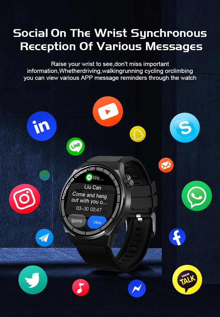 Product Introduction of Simbojoy SmartWatch GT8 Anti Air Original Layar Terang 1.28''Pemantauan Tidur Alat pengukur langkah Jam Pintar  ZN025 13