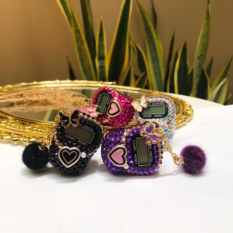 Tasbih LOVE pompom - non led 2