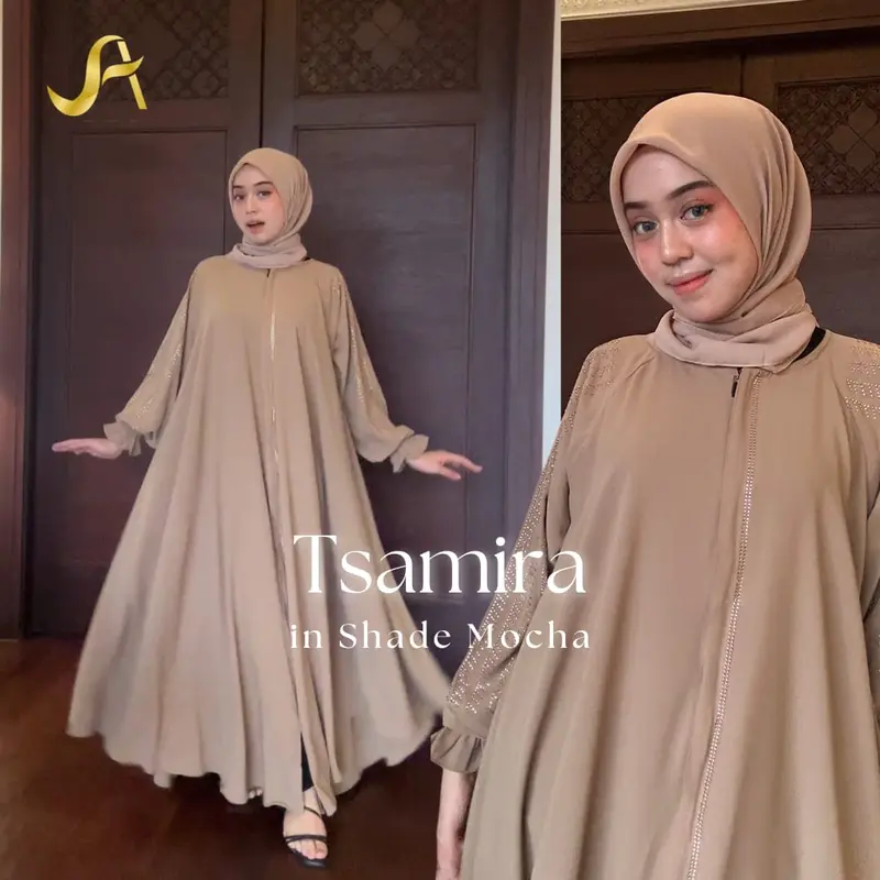 [ORI | BISA COD] Tsamira Black Abaya 5