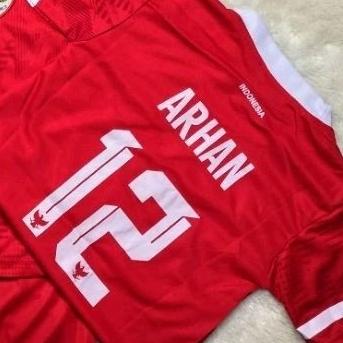 PROMOO!! BAJU BOLA ANAK TIMNAS PUTIH DAN MERAH 5