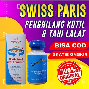 SWISS PARIS Lotion Penghilang Tahi Lalat & Kutil 100% Original Bisa COD Gratis Ongkir Komposisi Salicylic Acid & Phenol