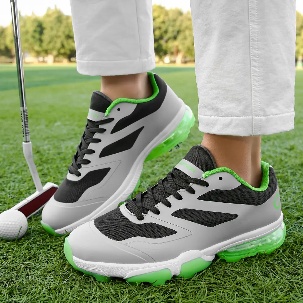 High Quality Men's Golf Shoe with Cleats Fashion Spikes Comfortable Walking Golf Sneakers Men