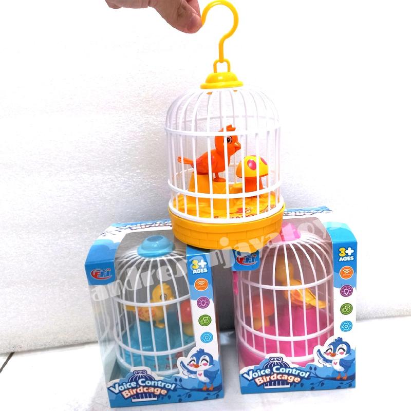 Mainan Anak Burung Sangkar Voice Control Birdcage no FU 1138 4