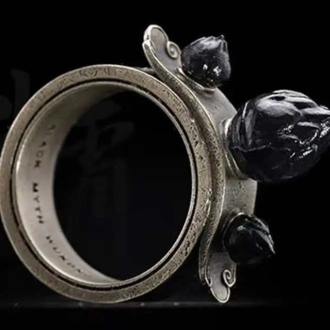 Black Myth Wukong Ring Size 7 Size 9 - Durable Jewelry Inspired by Mythical Character