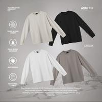 Gambar KREMLIN Longsleeve T-shirt AOMI Series Coolbreeze - ZEN - M, White dari Kremlin Clothing Kota Bandung 2 Tokopedia