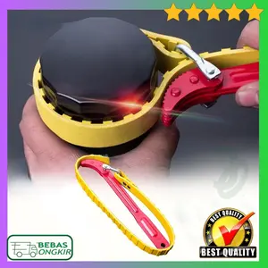 Kunci Pembuka Filter Oli Mobil Water Mur Multifungsi Belt Wrench Puller Strap 8 Inch Puluoen SR-1149