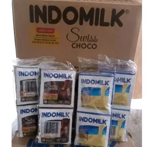4 pack susu INDOMILK sachet 37 gr mix variasi