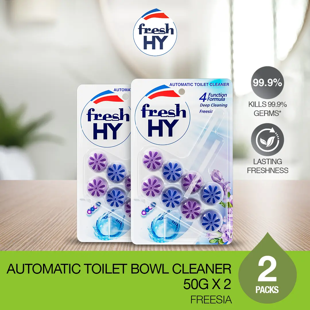 Fresh HY Automatic Toilet Cleaner 50g x 4 (2 sets)