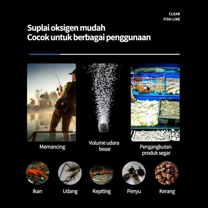 aerator USB paket lengkap / gelembung udara aquarium/ aquascape/kolam ikan 8