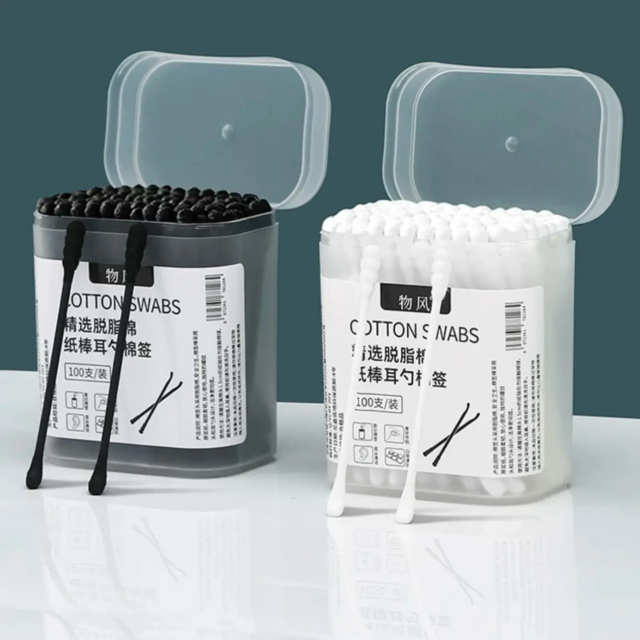 PC1 -  Cotton Swab Black 100 pieces