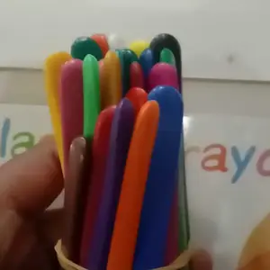 Aimilo Crayon Set 12/24 Warna – Krayon Plastik Warna Lembut | Alat Mewarnai Anak