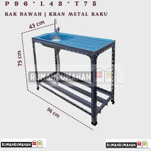 BCP Wastafel Portable Model 96x43x75 Cm - Sink Multifungsi