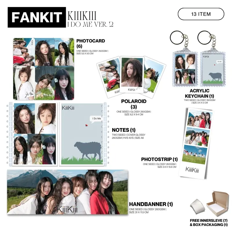 FANKIT KIIIKIII I DO ME 13 ITEM KPOP UNOFFICIAL PALLI SUI HAUM LEESOL JIYU KYA 1