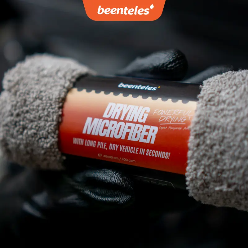 Drying Towel Microfiber Untuk Pengering Cuci Motor Mobil | Lap Microfiber 40x40 - BEENTELES 5