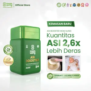 Mom Uung ASI Booster 60 Kapsul - ASI 2,6x Lebih Deras dan Berkualitas - Sudah terstandarisasi OHT BPOM - Pelancar ASI