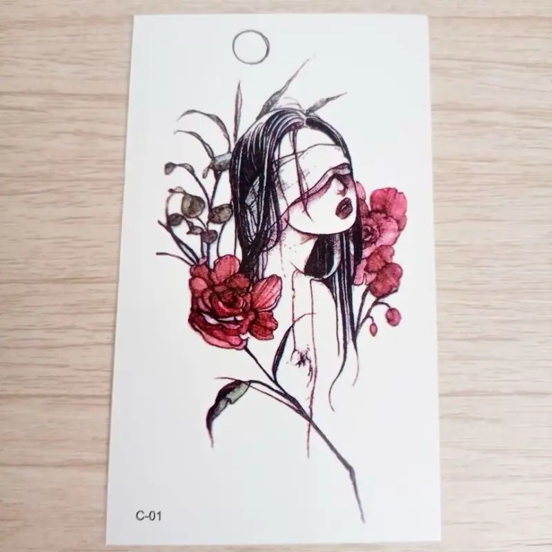 ISI 2 PAC RANDOM Tato Karakter Aesthetic Lucu Jepang anime - Tatto Temporer berwarna , Tato temporary Stiker Tato Halal wibu ISI 2 PAC RANDOM (BISA COD) Tubuh Wanita 2