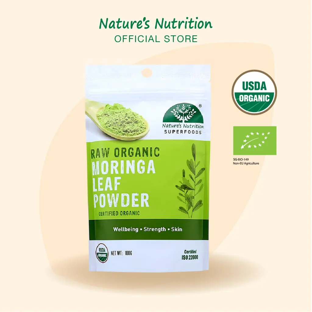 Nature's Nutrition Organic Moringa Leaf Powder 100g