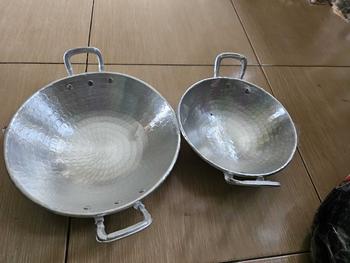 Product Review of paket wajan 20 cm dan 24 cm alumunium tempa penggorengan tebal anti lengket Alat Dapur Kitchenware from a**o 1