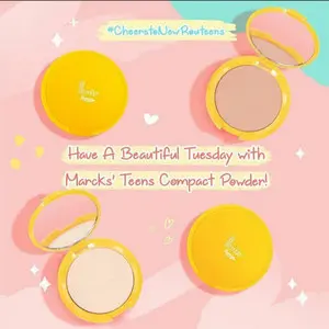 (BPOM) MARCKS TEENS COMPACT POWDER UNTUK REMAJA & ANAK SEKOLAH 20g 3
