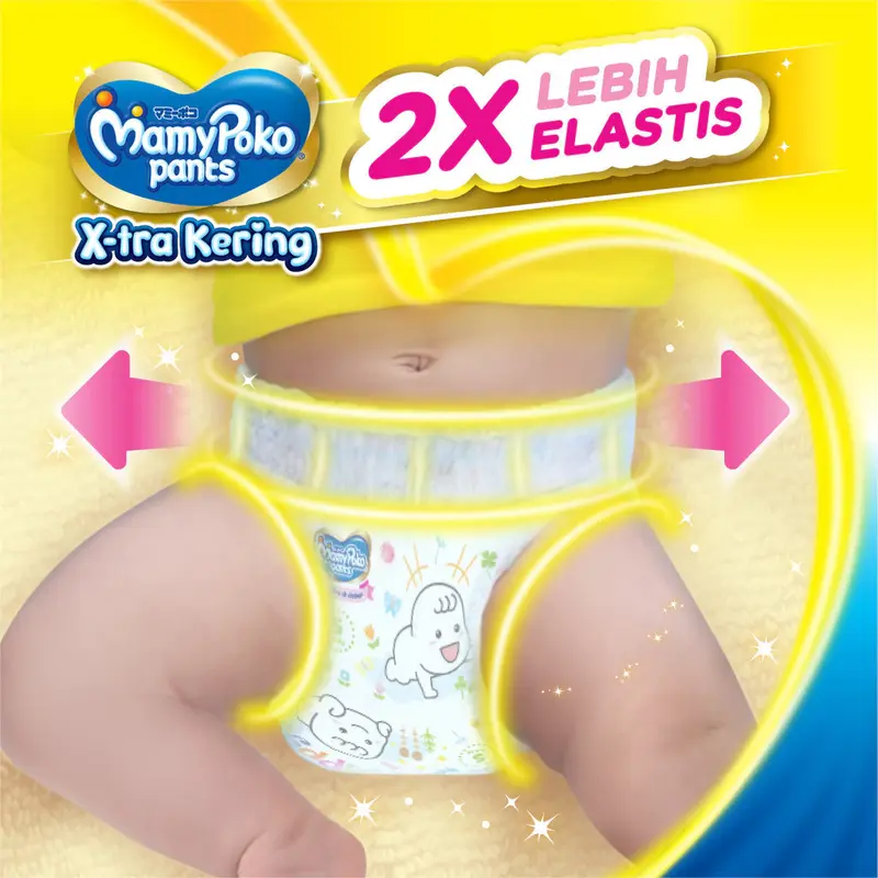 LEBIH MURAH MamyPoko X-tra Kering S38 , M32 L28 1 KARTON / 4 BALL ( MAXIMAL PEMBELIAN 2 KARTON / 8 BALL ) 3