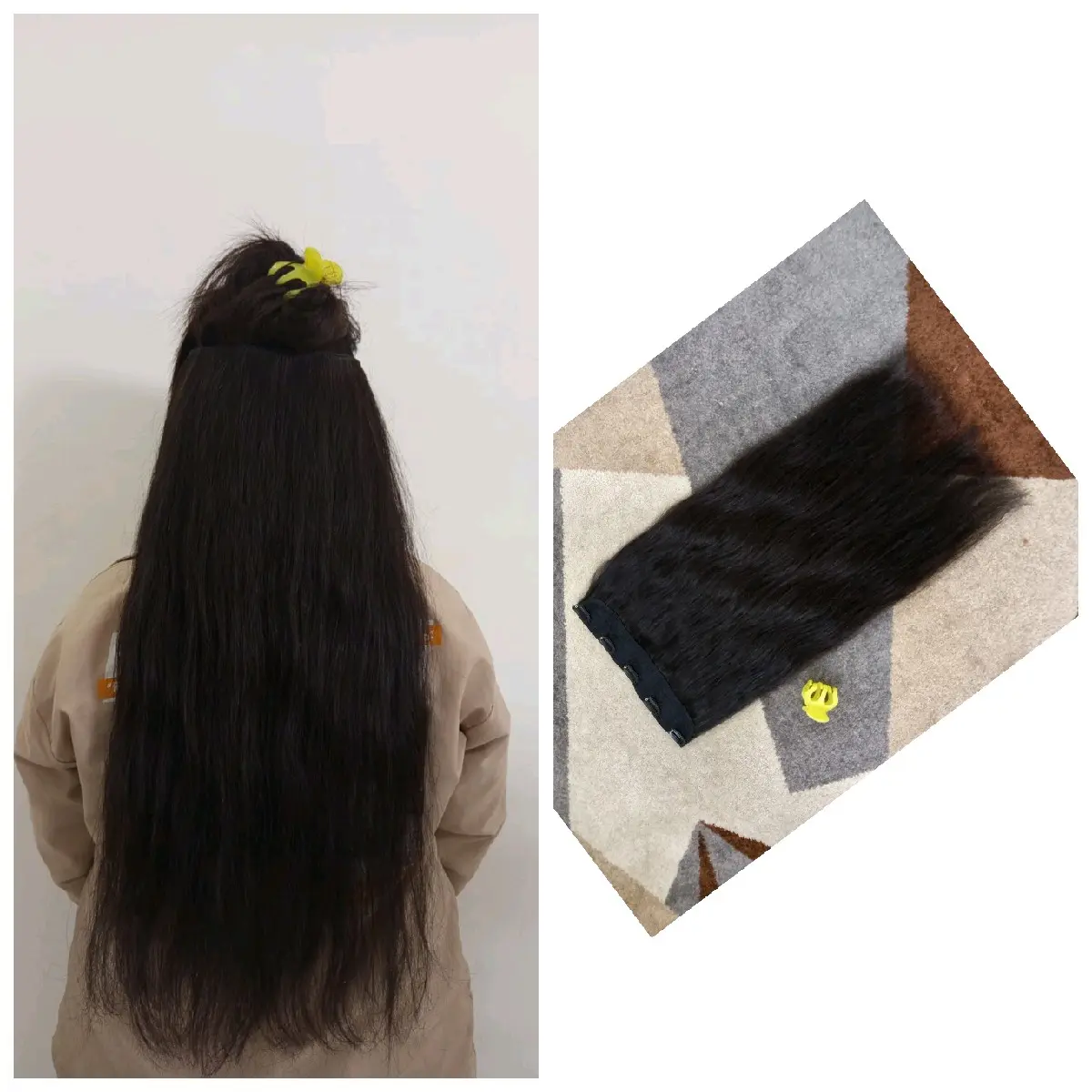 hair clip jumbo super tebal 60cm