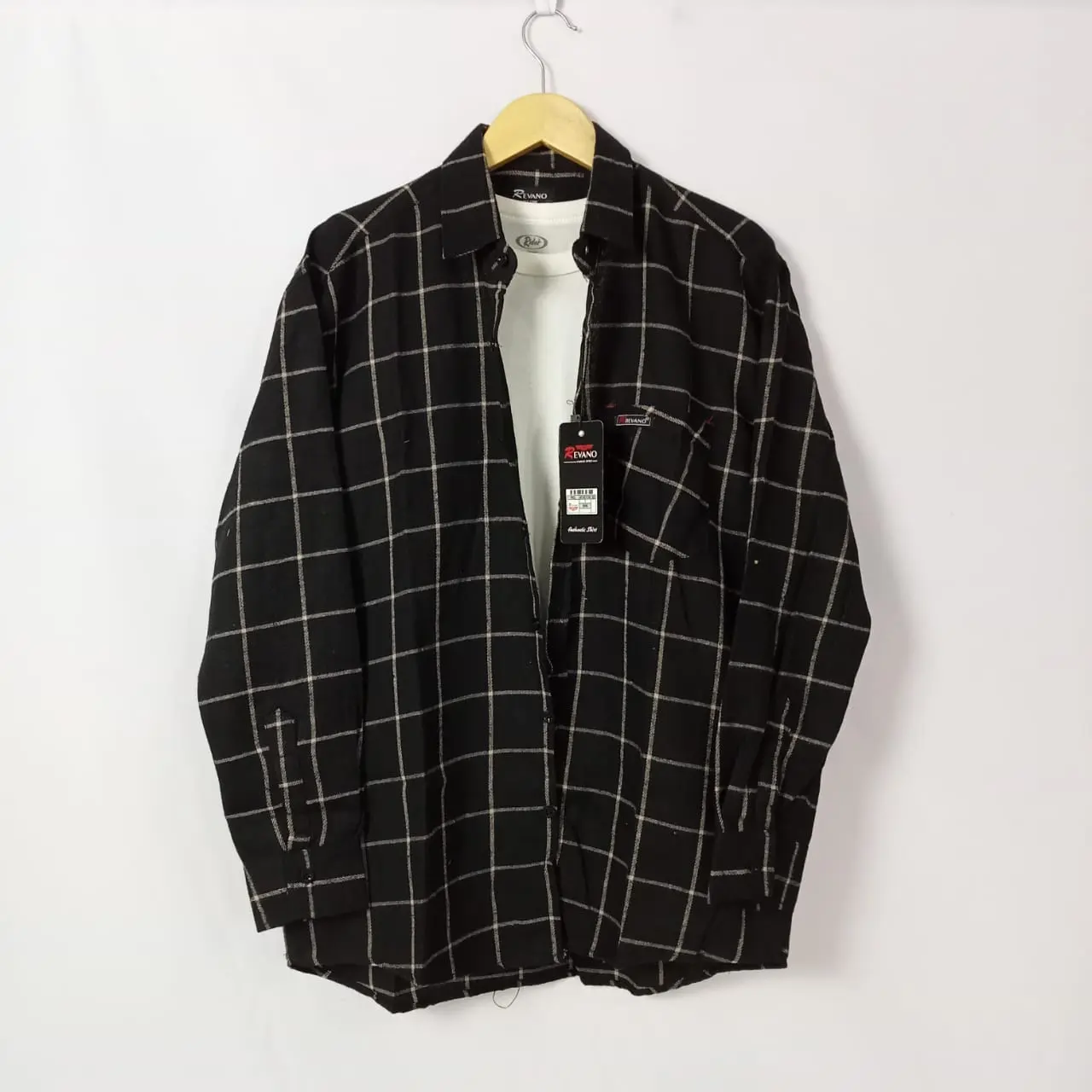 KEMEJA FLANNEL JUMBO PRIA WANITA MOTF TERBARU CASUAL Kerah Motif