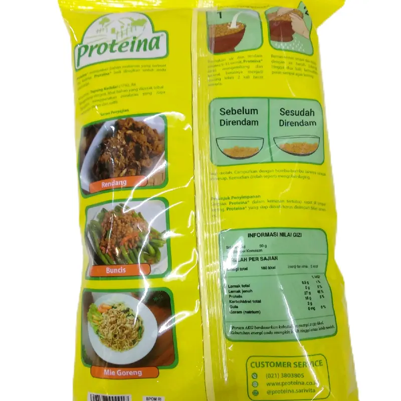 Proteina LS 250 gram / Proteina Nabati/ Daging Nabati / Vegan Meat 3