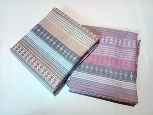 Kain Katun Salur Motif Triset Harga per 0,5 Meter