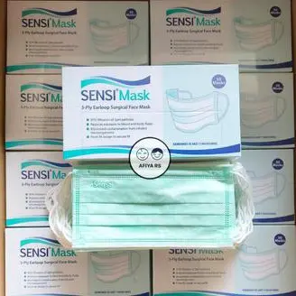 Masker Sensi Earloop Isi 50 Pcs Original Promo 3 lapisan