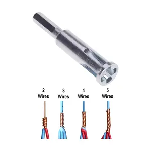 Mata Bor Pengupas Pelintir Penyambung Kawat Kabel Listrik Cable Stripping Tool 5 Hole Kuat