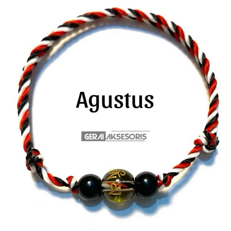 KLIWON Gelang Tridatu Tiga Kristal Aura Rejeki dengan Free Kura Kura Rejeki untuk Keberuntungan dan Kesejahteraan