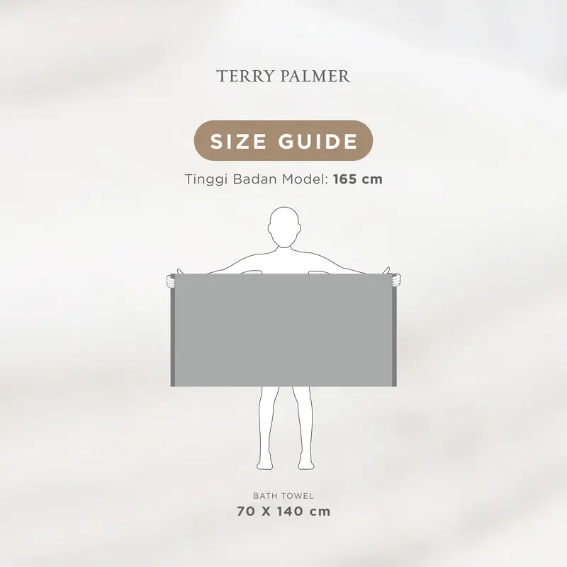 Handuk Terry Palmer Signature - Famke - Handuk Mandi 70 x 140cm / Hadiah / Kado Pernikahan / Souvenir / Seserahan / Hampers