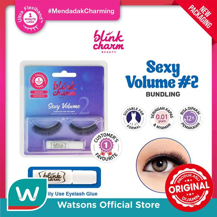 Gambar Blink Charm Sexy Volume#2 - 1 Pair Bundling Lem 1ml Biru Tua dari Watsons Indonesia Official Store Kab. Tangerang Tokopedia