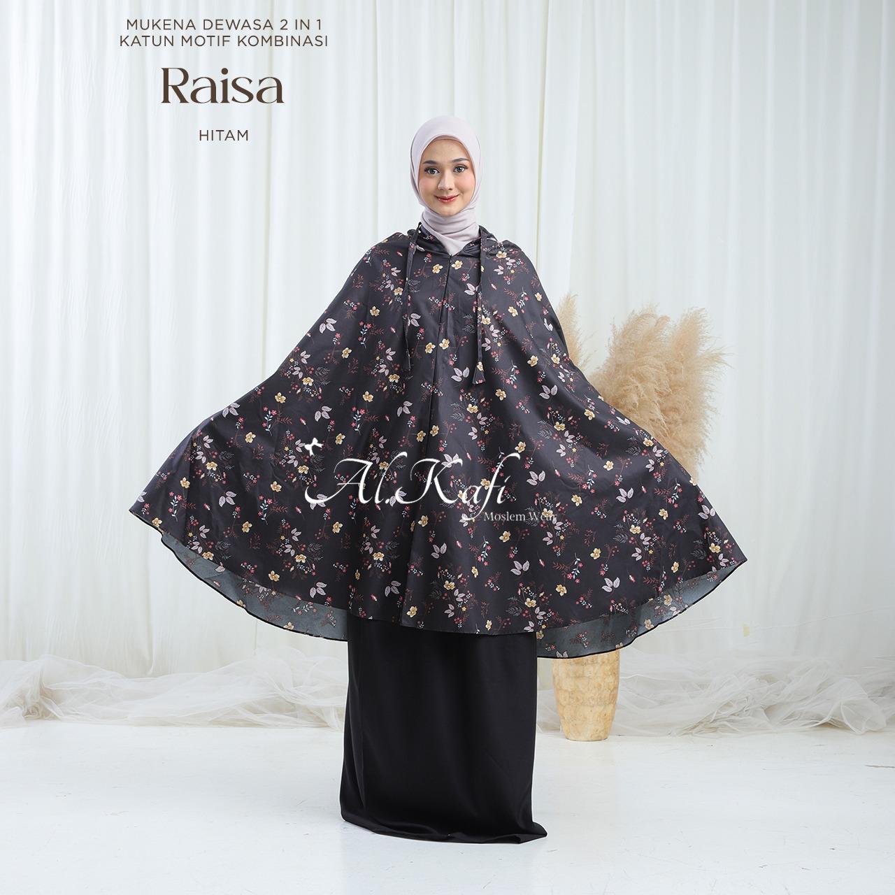 MUKENA DEWASA KATUN 2 IN 1 MOTIF KOMBINASI RAISA