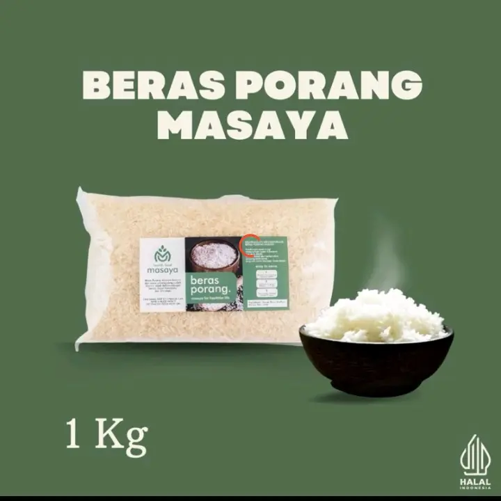 Masaya beras porang kemasan 1kg