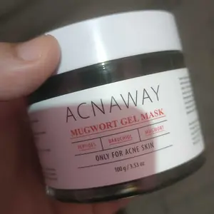 ACNAWAY Advanced Mugwort Gel Mask Big Size – Face Mask Gel Masker Wajah untuk Kulit Berjerawat | Mencerahkan, Menghaluskan & Membersihkan Pori | Anti Kusam, Komedo & Minyak | Acne Skincare Brightening & Pore Care Masker Komedo
