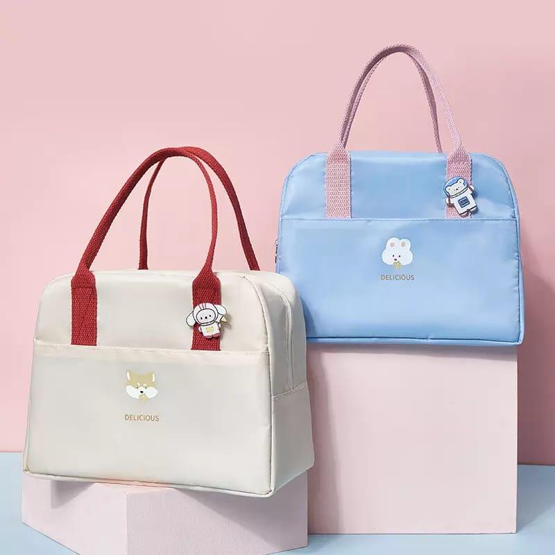 New Tas Bekal Makan Anak Sekolah Anti Panas / Lunch Bag Alumunnium Foil [Anti Panas] 0