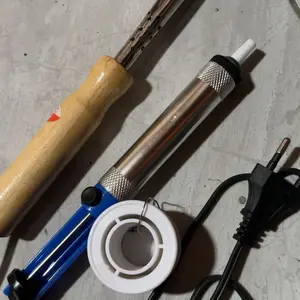 Paket Solder Hemat Solder Visero 60 Watt + Timah 5m/10m + Sedotan Timah Solder Kit