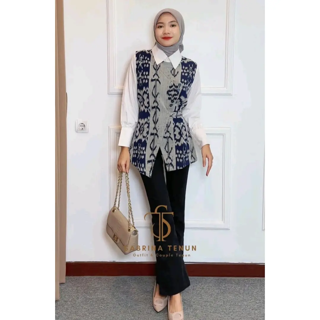 SABRINA TENUN - ALEA VEST TENUN (LIMA PIKIHAN MOTIF)