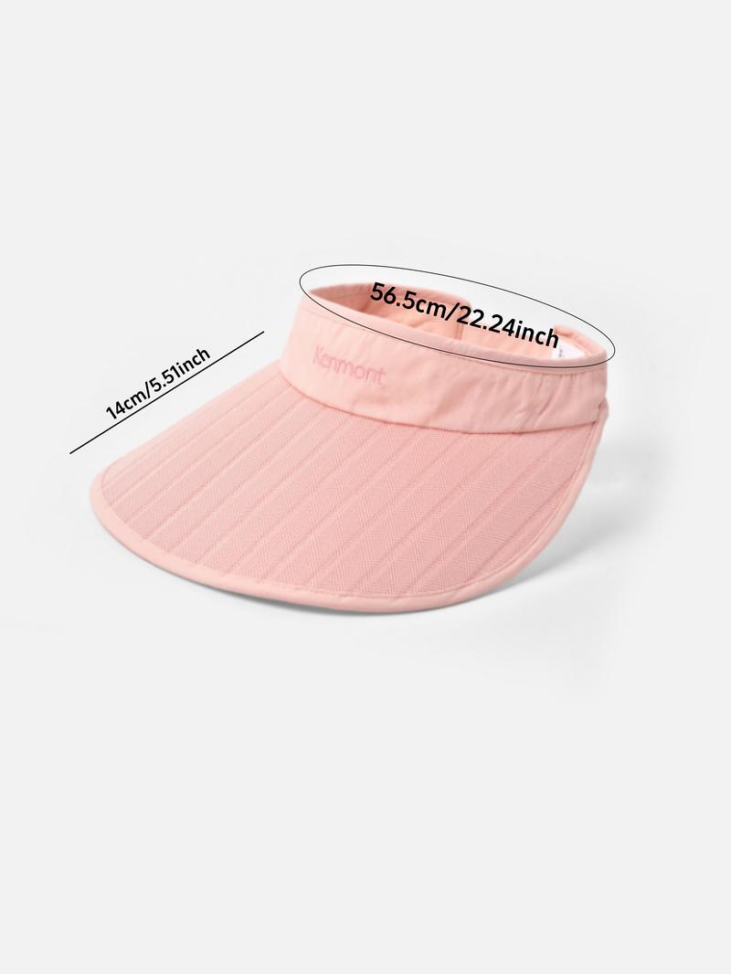 Product Introduction of Fashion Summer Barbie Powder Solid Color Women's Sun Hat, Foldable Storage Empty Top Visor Hat, Breathable Quick Drying Fabric, Outdoor Yoga, Cycling, Running Hats 4