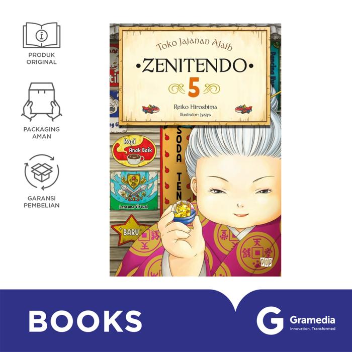 Gambar Buku Toko Jajanan Ajaib Zenitendo 5 (Reiko Hiroshima) dari Gramedia Kota Administrasi Jakarta Utara Tokopedia