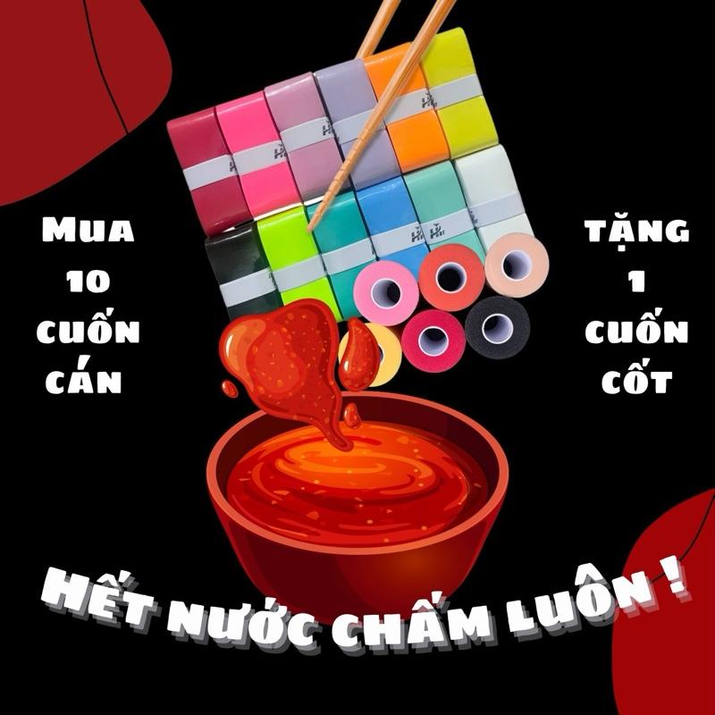   Combo Hết Nước Chấm  Cuốn cán cầu lông HBT Chính Hãng giá tốt Vợt  Cán Vợt cầu lông,pickleball 