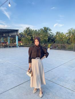 Product Review of TITIKSTORE.ID-Joy Skirt-rok flare Wanita Korean Style- Bahan semiwoll lokal_Model Panjang & Midi Bawahan Cewek Maxi from ⋆**⋆ 0