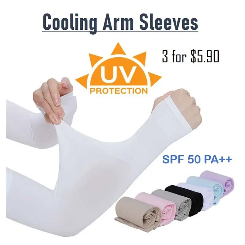 SG Seller Anti UV Cooling Arm SleevesOutdoor Sport UV Protection With Cooling Effect