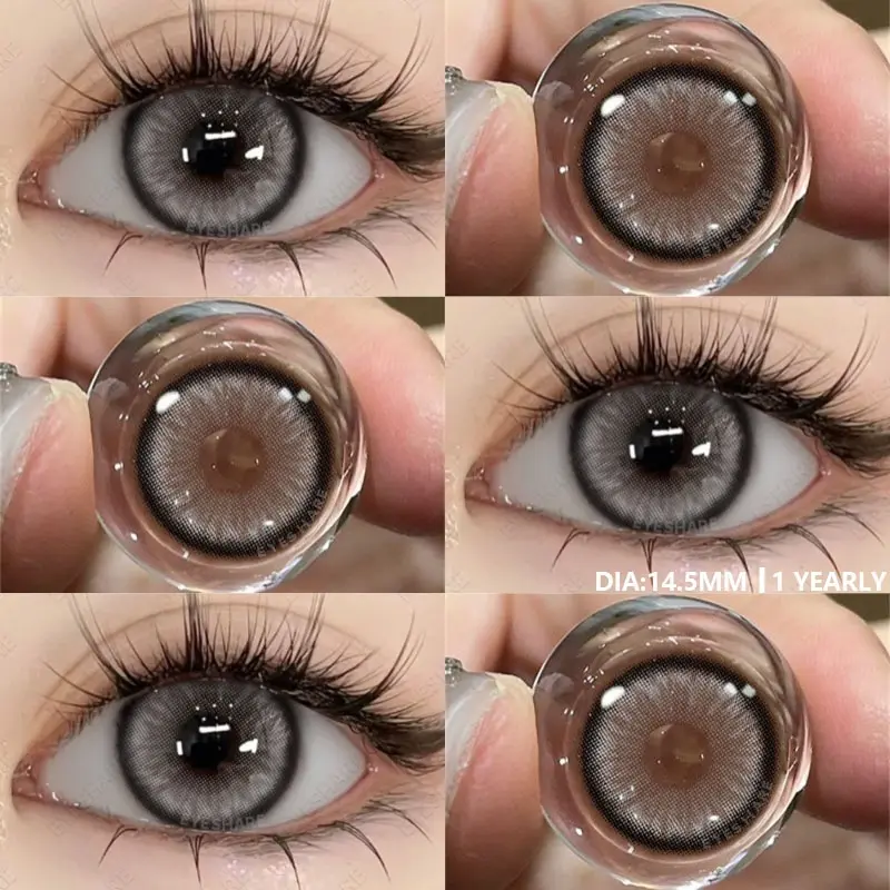 [COD] Eyeshare Softlens Diamond Minus Lensa Kontak  1Pair=2PCS  Warna Natural 14.5mm Softlens Soflen softlens  dubai softlens  arabian  look dawn  brown  softlens beautylens  glossy  minus apex  gray  lens