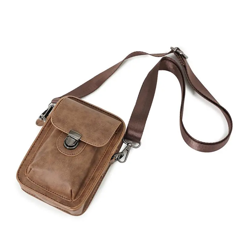 Tide Single Shoulder Small Bag Cross Body Bag High Quality Pu Leather Single Shoulder Bag Leisure Mobile Phone Bag