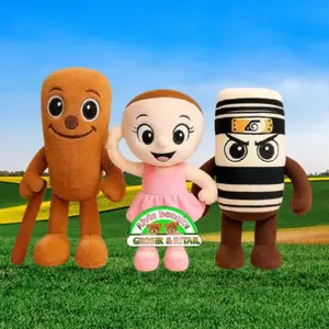dapat 3 pcs paket boneka anomali tung tung tung sahur -ballerina cappucino - capucino asasino ukuran 35 cm viral